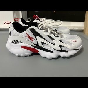 REEBOK DMX SERIES 1000 MEN'S SIZE 12 WHITE/BLACK/REBEL RED DV8748